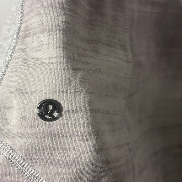 Lululemon Post Sweat Pullover Gray French Terry Hooded Half Zip Size 6 - Picture 7 of 8
